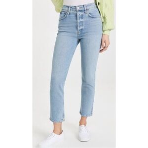 Agolde Riley High Rise Crop Jeans